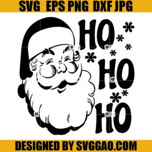 Santa Claus SVG, Ho Ho Ho SVG, Christmas SVG, Winter SVG