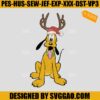 Pluto Reindeer Embroidery Design, Santa Pluto Christmas Embroidery Design 2 Pluto Reindeer Embroidery Design, Santa Pluto Christmas Embroidery Design