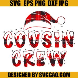 Christmas Cousin Crew SVG, Cousins Crew SVG, Christmas SVG