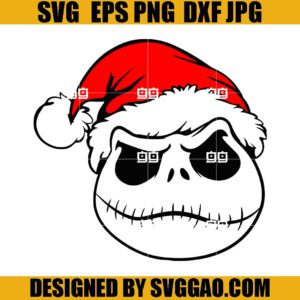Santa Skellington SVG, Christmas Skellington SVG, Nightmas SVG