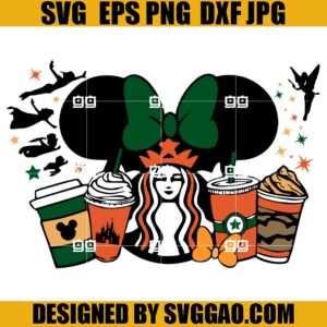 Disney Coffee SVG, Starbucks Coffee Disney SVG, Coffe Disney SVG