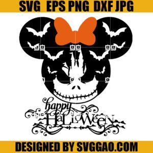 Nightmare Mickey SVG, Mickey Minnie Jack Skellington SVG, Halloween SVG
