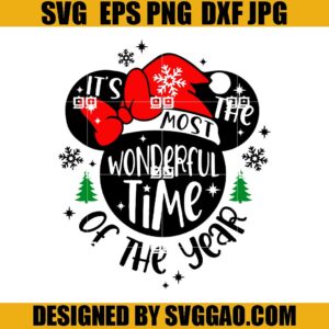 Its The Most Wonderful Time Of The Year SVG, Merry Christmas SVG