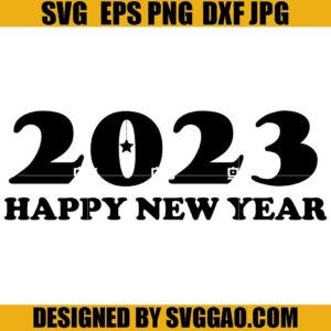 Hello 2023 SVG, New Year Crew SVG, Happy New Year 2023 SVG