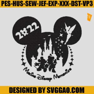 Making Disney Memoies Embroidery Design Bundle, Magical Kingdom Embroidery File
