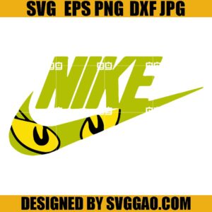 Eye Grinch Nike SVG, Grinchmas Nike SVG, The Grinch Christmas SVG