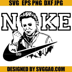 Michael Myers Nike SVG, Horror Moive SVG, Nike Michael Myers SVG