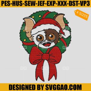 Gremlins Embroidery Design , Gizmo Embroidery File