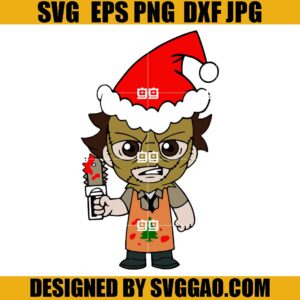 Michael Myers Santa SVG, Michael Myers Christmas SVG, Charater Xmas SVG