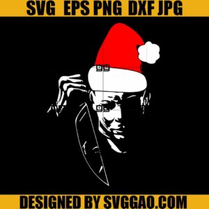 Michael Myers Christmas SVG, Michael Santa SVG, Merry Christmas SVG