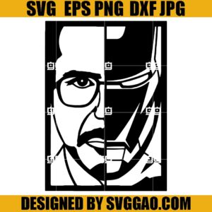 Iron Man Tony Stark SVG, Marvel SVG, Iron Man SVG