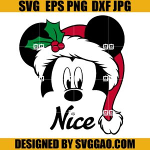 Christmas Season SVG, Christmas Squad Svg, Santa Mickey Mouse SVG