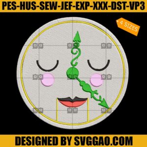 The Clock Embroidery Machine File