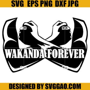 Wakanda Forever SVG, Black Panther SVG, Chadwick Boseman SVG