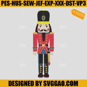 Nutcracker Embroidery Design Machine File