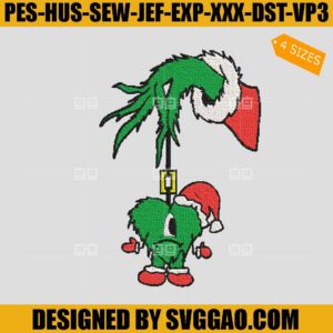 Benito Christmas Embroidery Design, Sin Ti Embroidery File