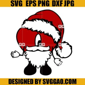 Santa Claus Heart SVG, Baby Benito SVG, Bad Bunny Merch SVG
