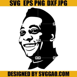 Edson Arantes SVG, Legendary Football Players SVG, Pele SVG