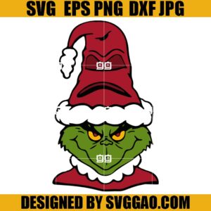 Grinch Face SVG, The Grinch Christmas SVG, Merry Christmas SVG
