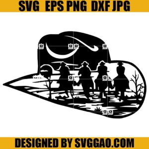 Cowboy Hat SVG, Cowboy SVG, Horse Cowboy SVG
