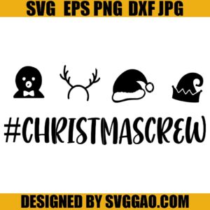 Christmas Crew SVG, Christmas SVG, Elf Xmas SVG