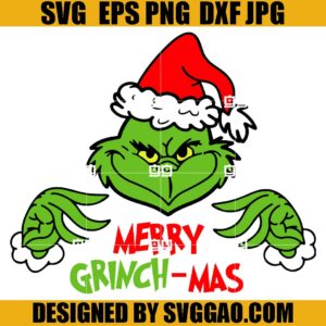 Grinch Christmas SVG, Merry GrinchMas svg, Merry Xmas SVG