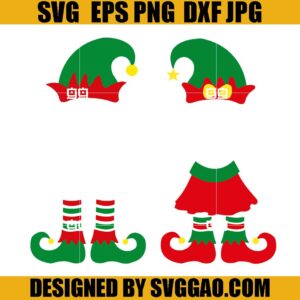 Elf BundleSVG, Elf Boy SVG, Elf Girl SVG, Christmas SVG