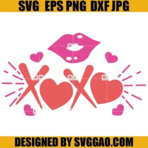 Xoxo SVG, Valentine Days SVG, XOXO Valentine SVG