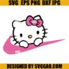 Kitty Swoosh SVG, Hello Kitty SVG, Nike Hello Kitty SVG
