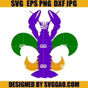 Mardi Gras Shrimp SVG, Mardi Gras SVG