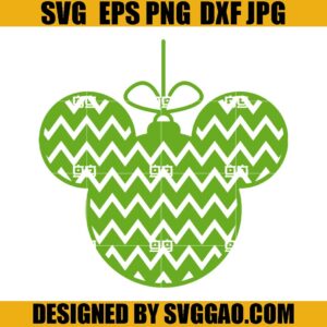 Mickey Mouse Lights SVG, Christmas Mickey SVG