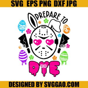 Jason Voorhees Easter SVG, Horror Moive Easter SVG, Jason Easter SVG