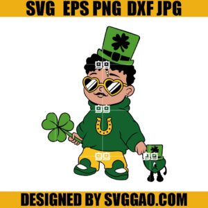 Bad Bunny Patricks Day SVG, Baby Benito Patrick Day SVG