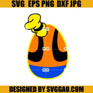 Goofy Eggs Easter SVG, Happy Easter SVG, Disney Easter SVG