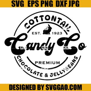 Cottontail Candy Company SVG, Happy Easter SVG, Bunny SVG