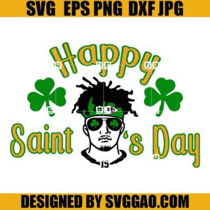 Patrick Kansas City Chiefs SVG, Happy Saint Patrick Mahomes SVG