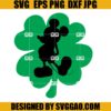 Mouse Shamrock SVG, Saint Patrick's Day SVG, 4 Leaf Clover SVG
