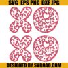 Leopard Xoxo SVG, XoXo Valentine Day SVG, Heart Valentine SVG