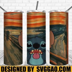 Cute Stitch Tumbler Wrap, Lilo Stitch 20oz Skinny Tumbler Designs, Sublimation Designs PNG