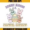 Bunny Kisses Easter Wishes PNG, Smile Bunny PNG, Egg Easter PNG