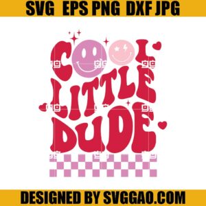 Cool Little Dude SVG, Smiley Face SVG, Retro Smile SVG