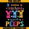 Teaching My Favorite Peeps PNG, Easter Day PNG, Teacher Matching PNG