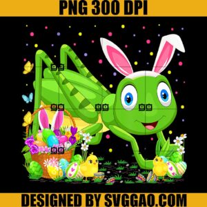 Grasshopper Easter Egg PNG, Hunting Grasshopper Easter PNG, Happy Easter PNG