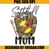 Softball Mom Leopard PNG, Softball Lover PNG, Mothers Baseball PNG