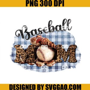 Baseball Mom PNG, Mom Life Softball PNG, Messy Bun Baseball PNG