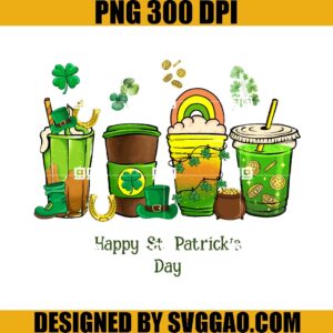 Happy St. Patrick's Day PNG, Latte St Patrick Day PNG