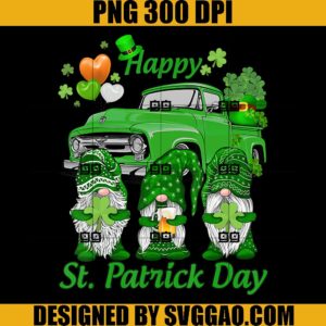 Gnomes Drinking Beer PNG, Happy St Patrick's Day Truck PNG