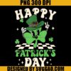 Retro Happy St Patrick's Day PNG, Shamrock PNG, Groovy Irish PNG