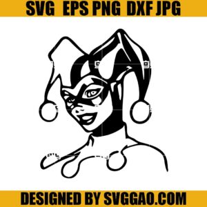 Harley Quinn SVG, Girl Joker SVG