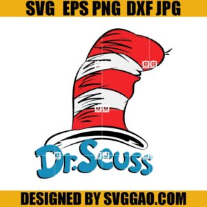 Dr Seuss SVG, Cat In The Hat SVG, Read Across America SVG – SVGGAO
